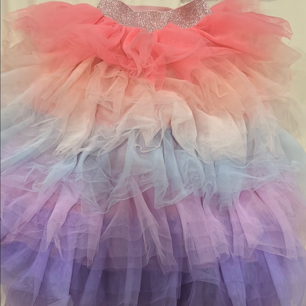 Lola and The Boys Colorful Layered Tulle Skirt